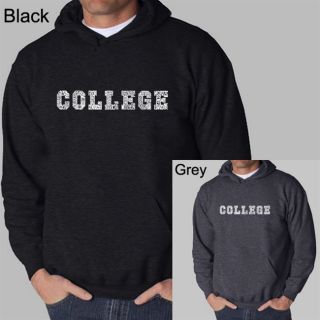 Mens Hooded Sweatshirt College Drinking Games Word Art