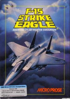15 Strike Eagle PC Combat Simulation Game Box 5 25