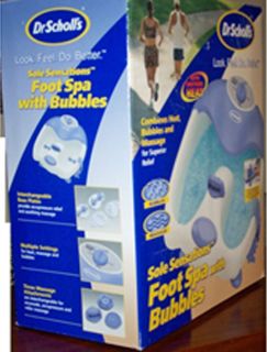  Dr Scholl’s Foot Spa with Bubbles