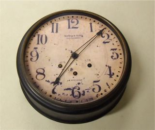 Bombay and Co Faux Antique Wall Clock