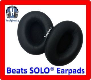 Ear Pads Cushions for Beats™ Solo™ by Dr Dre Headphones Black