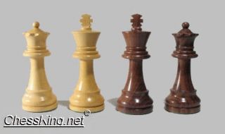 New Drueke Wood Chess Pieces Extra Large Queens Kings Great Tournament