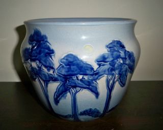 Weller Pottery Jap Birdimal Jardiniere 7 1/2 Excellent 1904