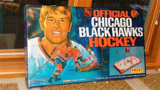  Eagle Coleco NHL City Series Chicago Blackhawks Table Top Hockey Game