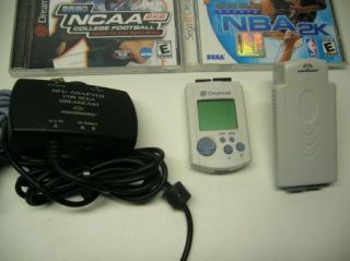 sports black dreamcast system game console lot 