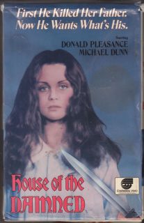 HOUSE OF THE DAMNED Donald Pleasence 1973 Spanish Horror BIG BOX OOP