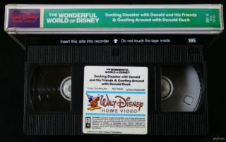 Disneys Ducking Disaster with Donald VHS 381V RARE