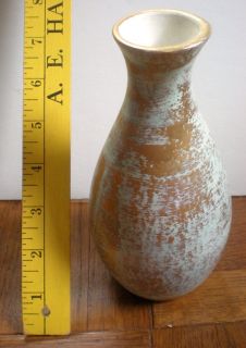 Stangl Pottery Bud Vase 3981 Antique Gold Trenton NJ New Jersey
