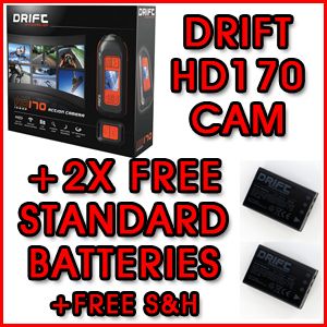 Drift HD170 Wireless Helmet Action Camera 1080p HD Cam