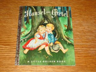 Hansel and Gretel Little Golden Book Brothers Grimm Eloise Wilkin HB