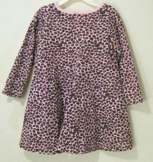 Doodles Pink Cheetah Print Cotton Dress New Girls Size 3