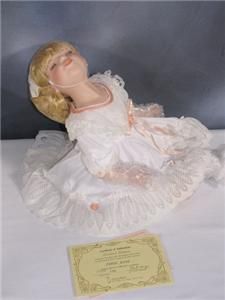 adorable porcelain doll girl first kiss duck house