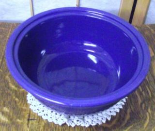 Vintage Fiesta Kitchen Kraft Cobalt Blue Casserole Bowl