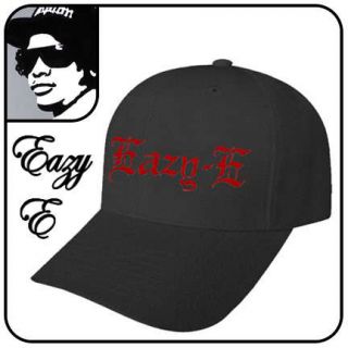 New Eazy E Compton Baseball Hat Black Red Eazy E Cap