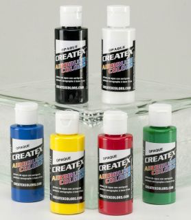 Createx Opaque Set   Airbrush Paint Kit (6 x 2oz)
