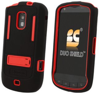 Red Black Duo Shield Case Skin for MetroPCS Samsung Galaxy s Lightray