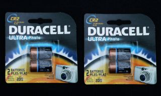 Duracell CR2 Ultra Lithium Batteries New