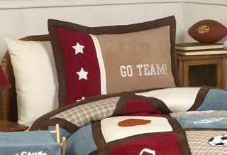 JoJo Designs All Star Sports Twin 4pc Childrens Kids Boy Bedding Set