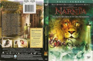 Tilda Swinton Narnia Autographed DVD Cover w COA
