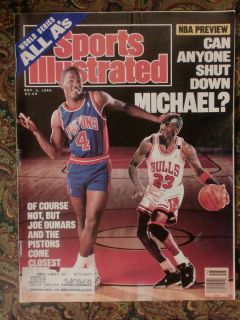 1989 Chicago Bulls Michael Jordan Joe Dumars Sports Illustrated