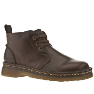  Dr Martens Mens Dark Brown Leather Boots
