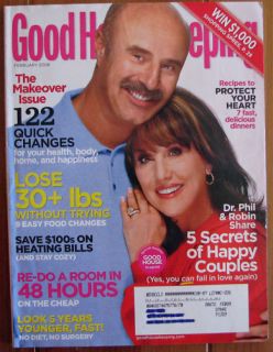 Good Housekeeping Magazine February 2008 Dr Phil Robin