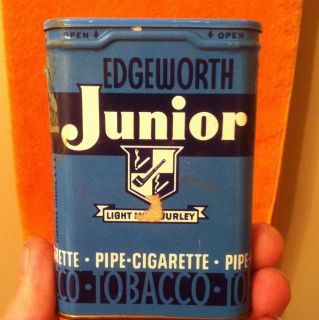 Edgeworth Junior Tobacco Tin Larus Brother Co Pocket Tin Pipe