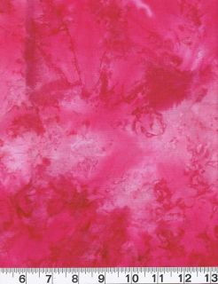  Quilt Fabric Batik Tie Dye 173 Rose Pink Tonal Cotton New