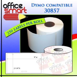 Roll Dymo Badge Labels Compatible 30857   (250 labels per roll)