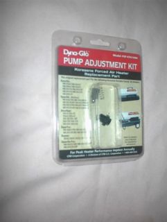 Dyna Glo Pump Adjustment Kit Kerosene Forced Air Heater Replacement