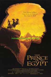  EGYPT MOVIE POSTER 27x40 ORIG. VIDEO & THEATRICAL DREAMWORKS ANIMATION