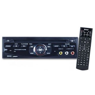  1Din Car Audio in Dash DVD CD  Mobile Video Player w Remote