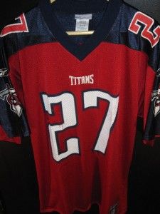 GC Eddie George Tennessee Titans NFL Jersey Shirt Authentic Retro