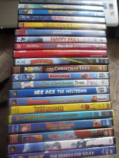  OF 9 FAMILY AND CHILDREN DVDS Dreamworks, Disney, 20th Century Fox