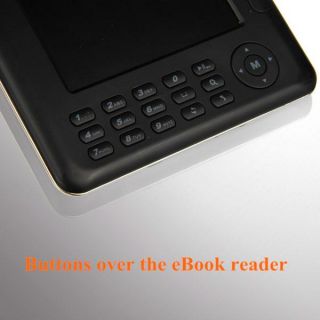 inch eBook Reader Video Player  MP5 FM 4GB eReader 800 480
