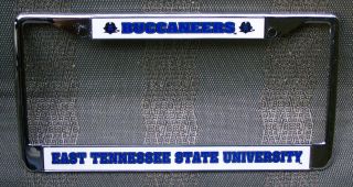 ETSU East Tennessee State University License Plate Buckaneers BUCS