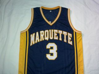 DWYANE WADE Marquette Away College Jersey Gift