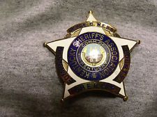   KENTUCKY SHERIFFS ASSOCIATION BADGE EDMONSON COUNTY HEAVY ENAMELING