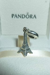 Authentic Pandora Eiffel Tower Dangle Charm Sterling Silver S925 ALE