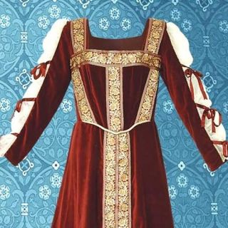 Lady Jane Red Dress Gown Tudor Costume Renaissance New