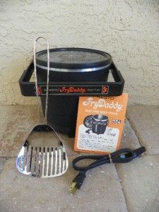 Presto Fry Daddy Electric Deep Fryer Easy Fryer with Box Manual and