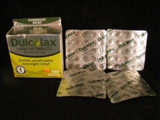 200 Dulcolax Comfort Coated Tablets Laxative 8 Packs of 25 Each Exp