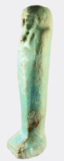 e168 egyptian faience shabti figure £ 115 a pale blue glazed faience