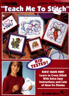 Craft Books 1018 Teach Me to Stitch Easy Cross Stitch