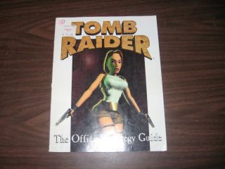  PS1 TOMB RAIDER OFFICIAL STRATEGY GUIDE BY WHITE EIDOS PLAYSTATION ONE