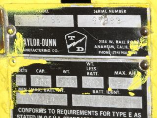 Taylor Dunn 2534SS Electric Tugger