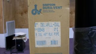 Simpson Dura Vent Stove Pipe 8848 Double Walled 8 Diameter 48 Long