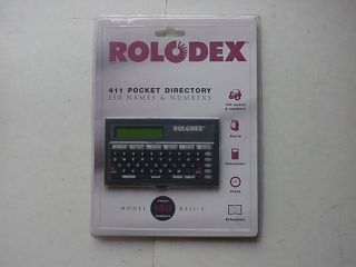 Rolodex 411 Pocket Directory Model R411 3 Organizer