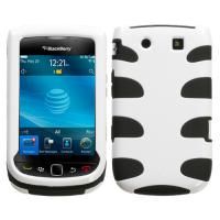 blackberry torch 4g 9800 9810 fishbone case silicone gel cover