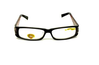 Ed Hardy EH 0723 Black s 56 RX Glasses Plastic Eyeglasses Authentic